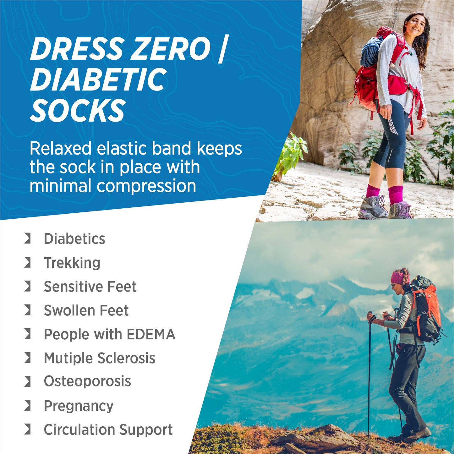 Zero Pressure | Diabetic Socks