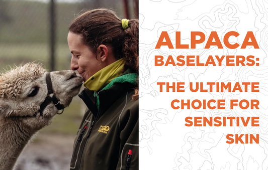 Natural alpaca wool for sensitive skin