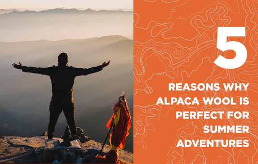 Alpaca wool trekking gear