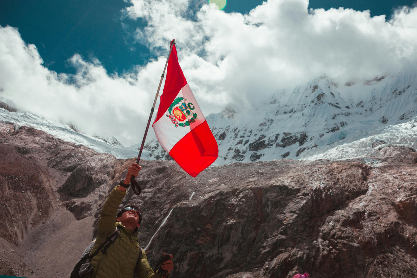 Explore beautiful areas in Peru such as the Cordillera Blanca mountain range.