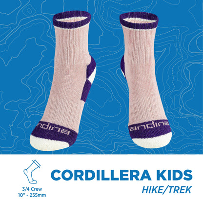 Kids Alpaca Hiking Socks | Cordillera Kids