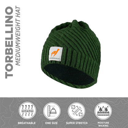 Premium-Mütze aus Alpaka-Merino und Bambus. Unisex | Torbellino