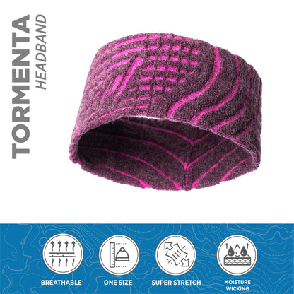 TORMENTA Stirnband | Baby Alpaka Premium &amp; Tencel. Unisex