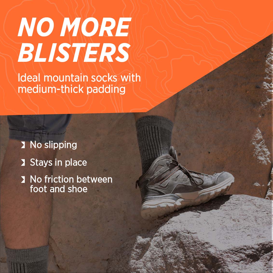 andante | Calcetines de caminata y caminata de alpaca