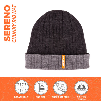 SERENO Reversible Hat | Alpaca Premium, Merino & Bamboo. Unisex