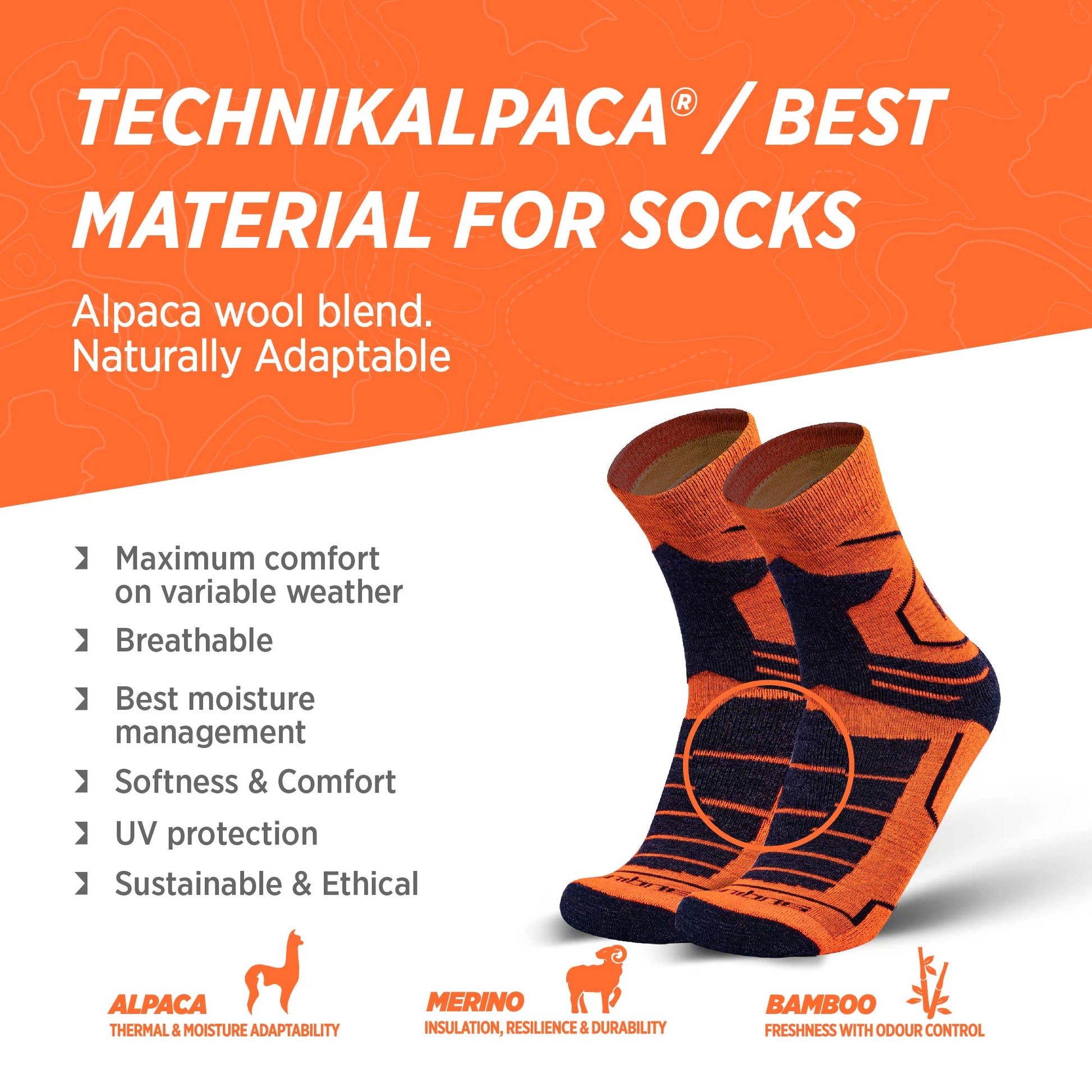 vectorial | Calcetines de caminata y caminata