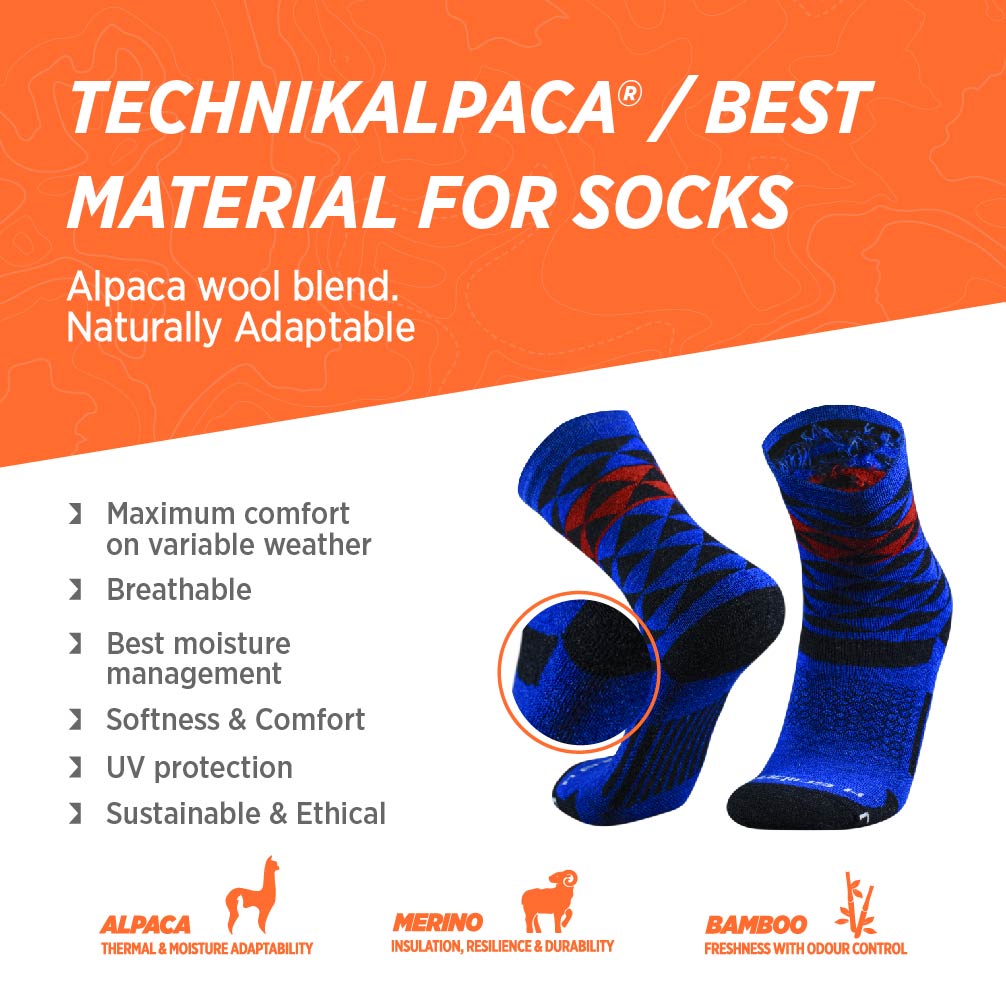 Alpaca Merino Socks Hike & Trek Socks | Cañon