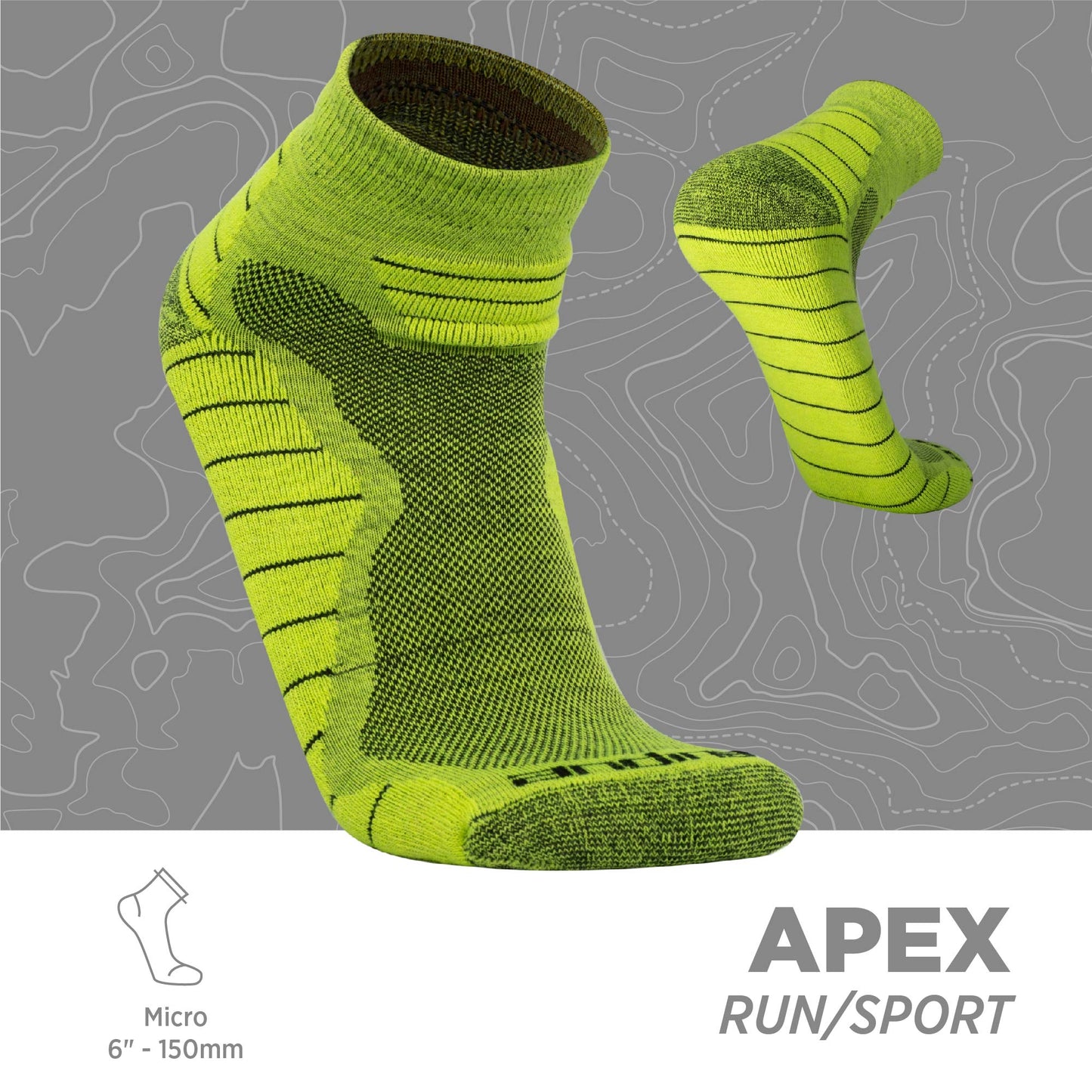Alpaca Merino Socks Run Sport Socks | Apex