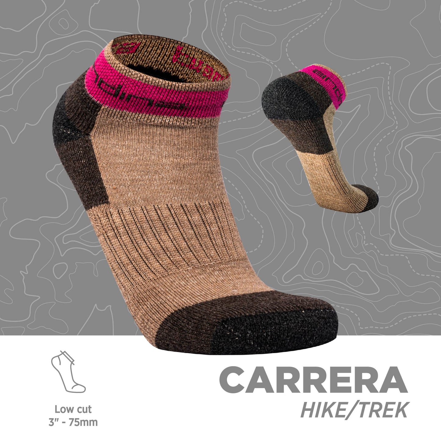 Carrera | Alpaka-Wander-Tab-Socken