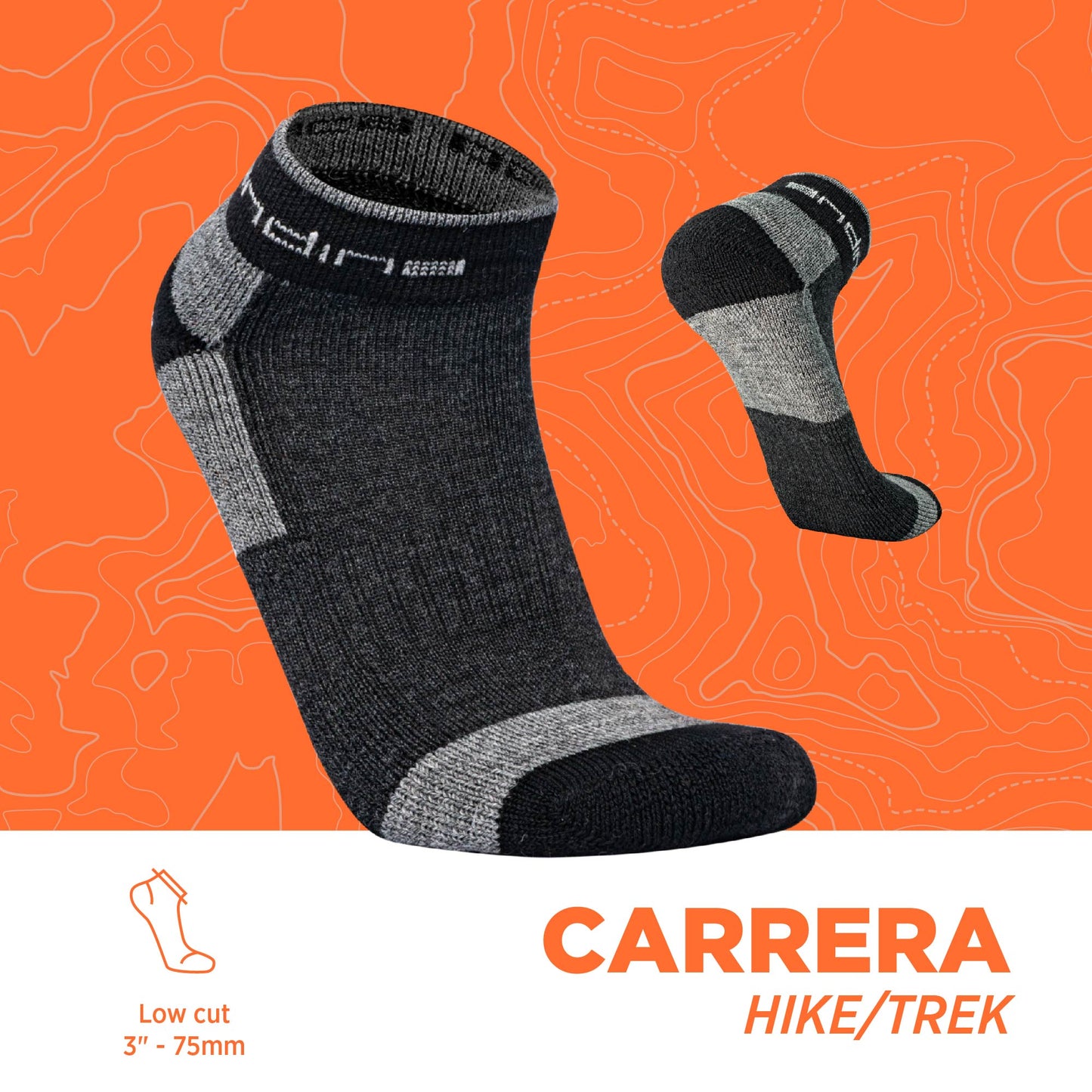 Carrera | Alpaca Hiking Tab Socks
