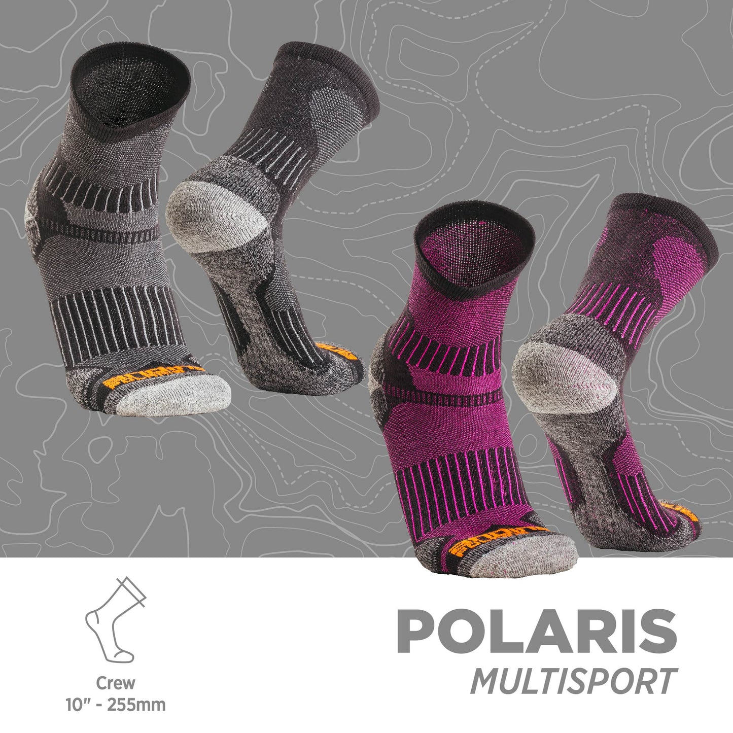 Polaris Multi-Sport-Socken, 2er-Pack